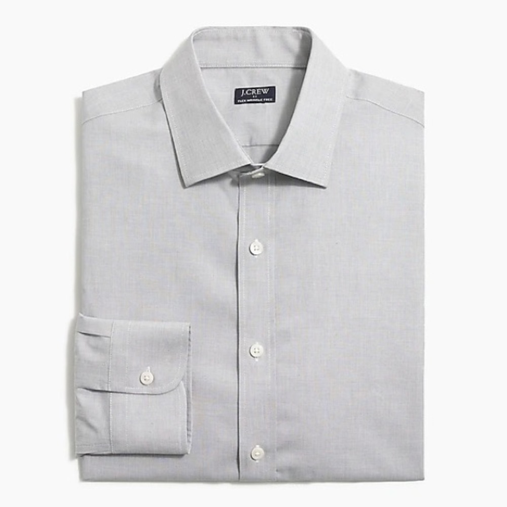 J Crew Factory Slim Thompson flex wrinkle-free dress shirt AF779